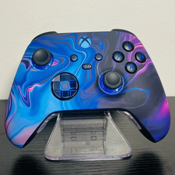 Microsoft Xbox Series X/S Premium Custom Modded Controller with LED’s “Waves”